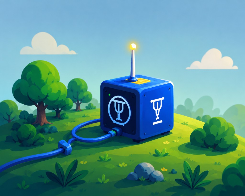 Power — plug in the Bubble node